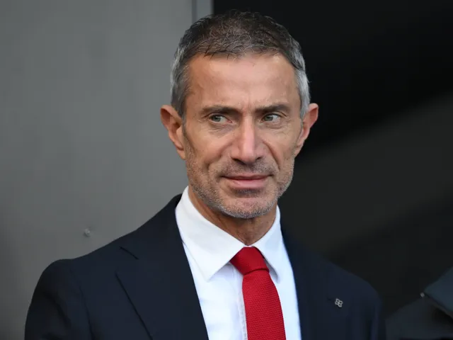 La directrice d'Arsenal Sporting, Andrea Berta, illustrée le 20 avril 2025