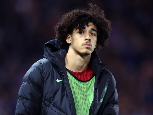 Jayden Danns de Liverpool illustré le 18 avril 2024