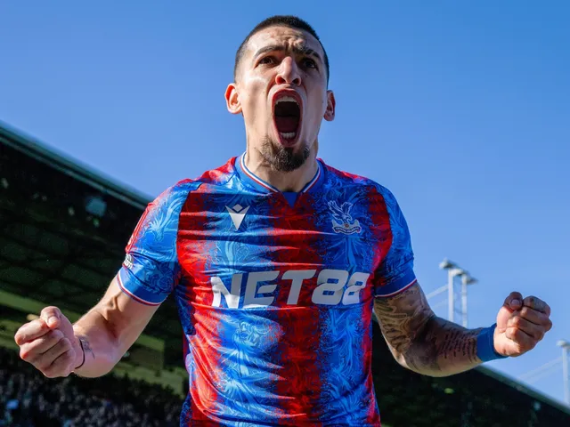 Daniel Munoz de Crystal Palace célèbre le 1er mars 2025