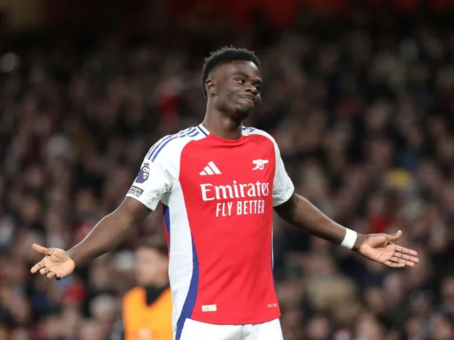Bukayo Saka scores pour Arsenal le 1er avril 2025