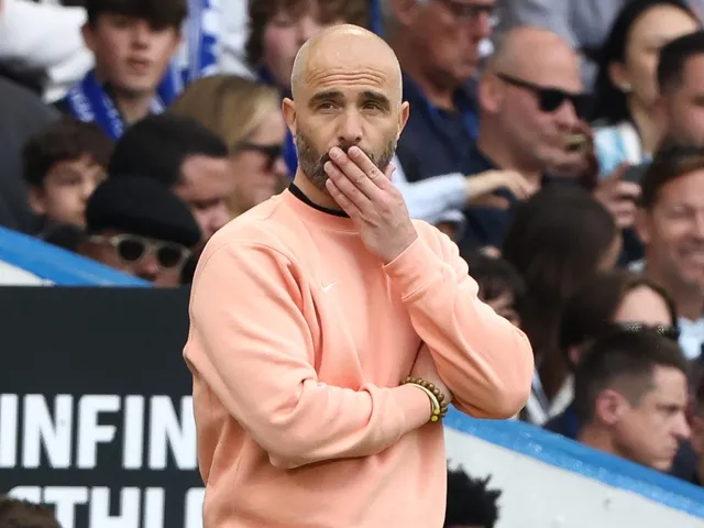 L'entraîneur-chef de Chelsea, Enzo Maresca, en avril 2025.