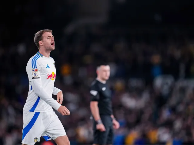 L'attaquant de Leeds United Patrick Bamford le 18 octobre 2024