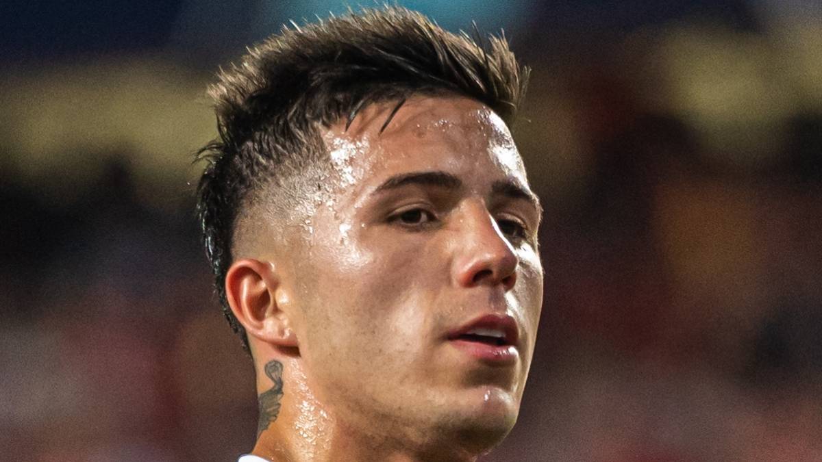 Chelsea and Argentina football player Enzo Fernandez