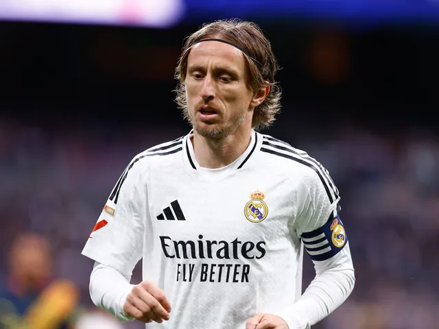 Luka Modric du Real Madrid le 23 février 2025