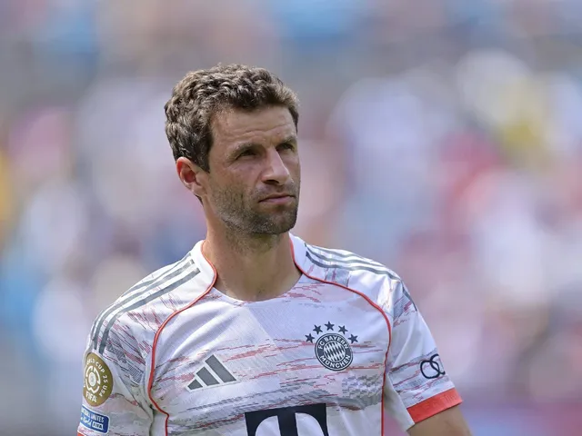 Thomas Muller du Bayern Munich illustré en juin 2025