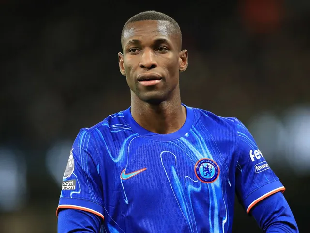 Nicolas Jackson de Chelsea en action le 25 janvier 2025