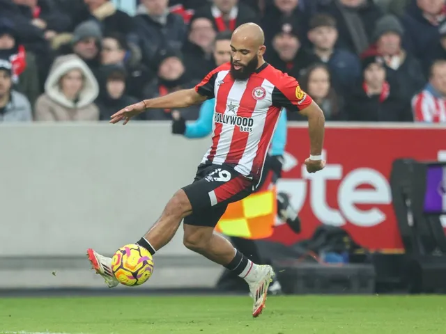 Bryan Mbeumo de Brentford lors du match de son équipe contre Liverpool, le 18 janvier 2025