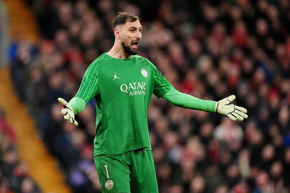 Le gardien de but de Paris Saint-Germain Gianluigi Donnarumma