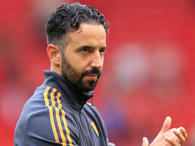 Le manager de Manchester United Ruben Amorim illustré le 9 août 2025