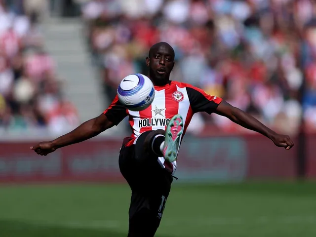 Yoane Wissa de Brentford lors du match de son équipe contre Fulham, le 18 mai 2025