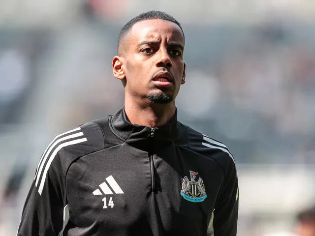 Alexander Isak de Newcastle United, illustré le 25 avril 2025