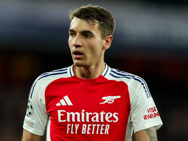 Jakub Kiwior d'Arsenal illustré le 8 avril 2025