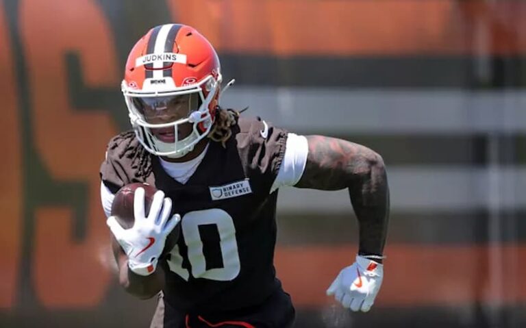 Quinshon Judkins Browns pic