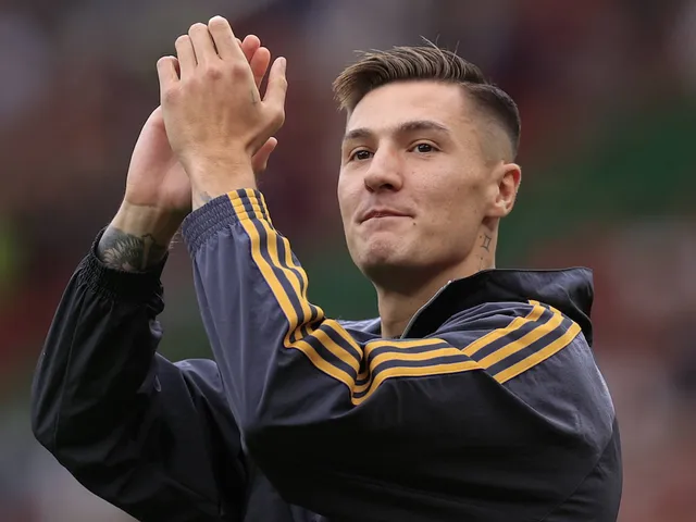 Le nouvel attaquant de Man United Benjamin Sesko le 9 août 2025