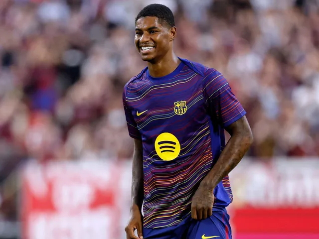 Marcus Rashford de Barcelone le 27 juillet 2025