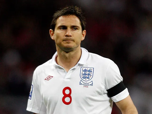 Frank Lampard en action pour l'Angleterre le 1er avril 2009