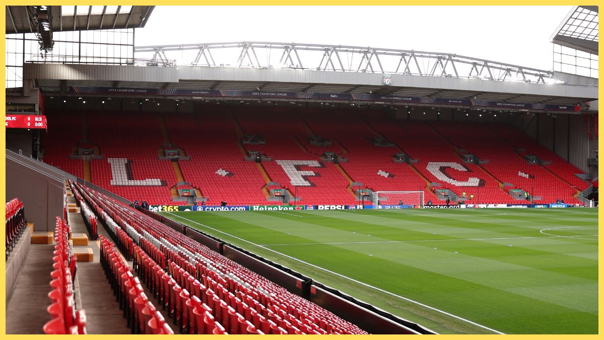General picture of Anfield, Liverpool