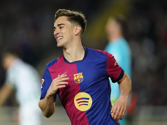 Barcelone's Gavi le 5 avril 2025