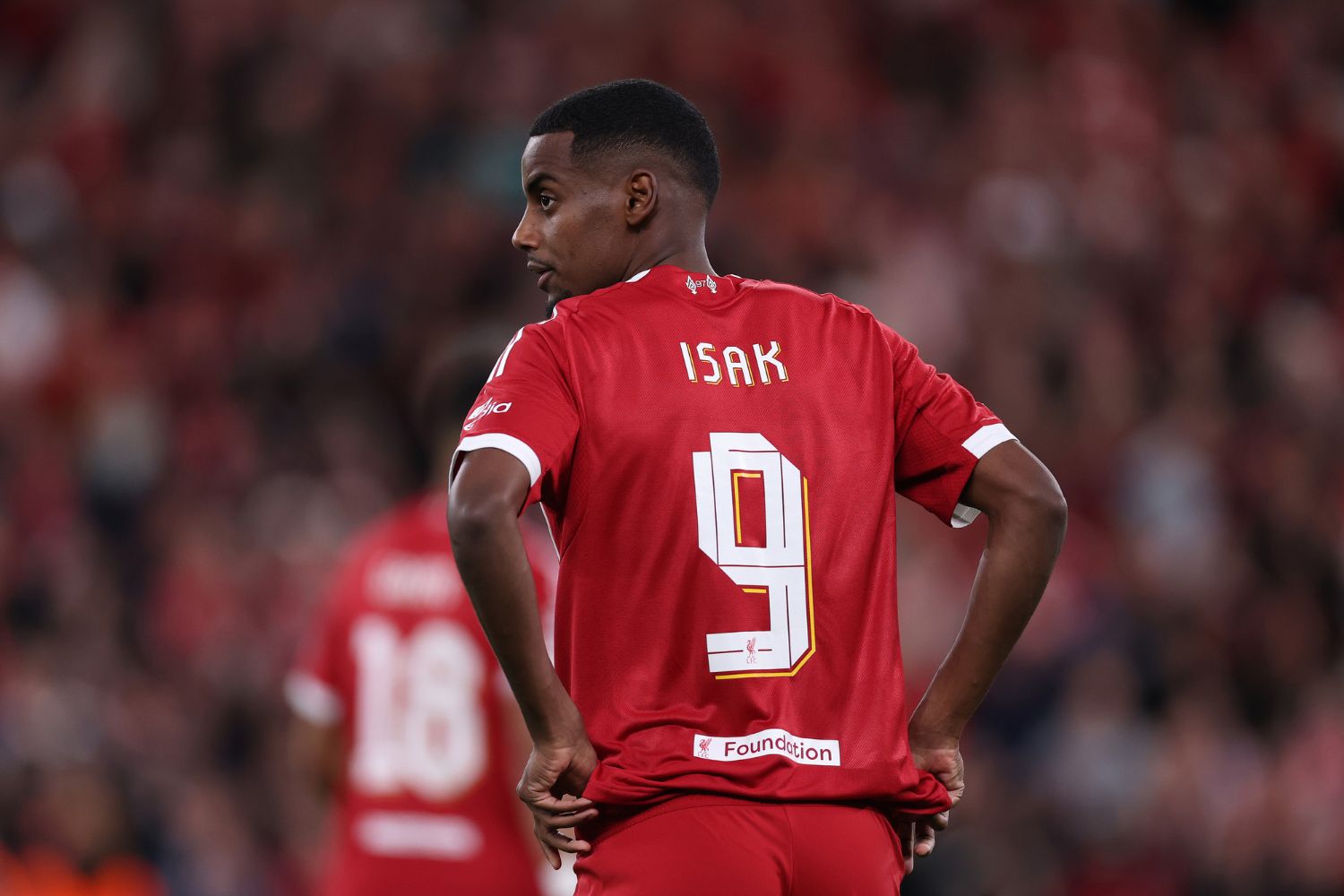 Alexander Isak à ses débuts pour Liverpool