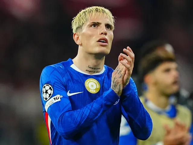 Alejandro Garnacho de Chelsea le 17 septembre 2025