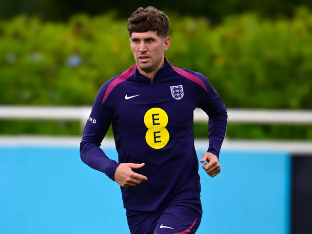 John Stones en Angleterre en formation le 3 septembre 2025