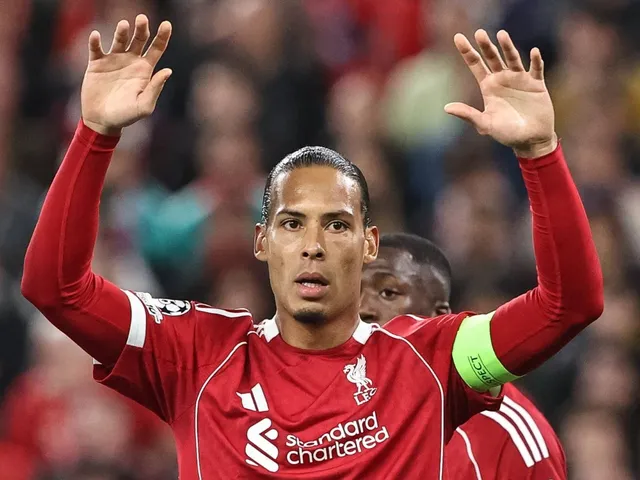 Virgil van Dijk de Liverpool lors du match de son équipe contre l'Atletico Madrid, le 17 septembre 2025