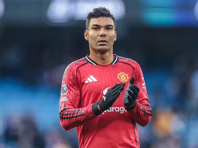 Casemiro de Manchester United illustré en septembre 2025