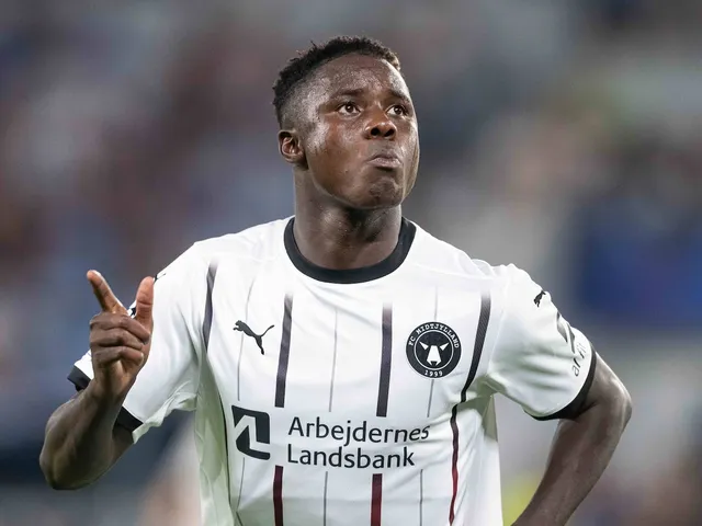   L'attaquant de Midtjylland Franculino le 28 août 2024