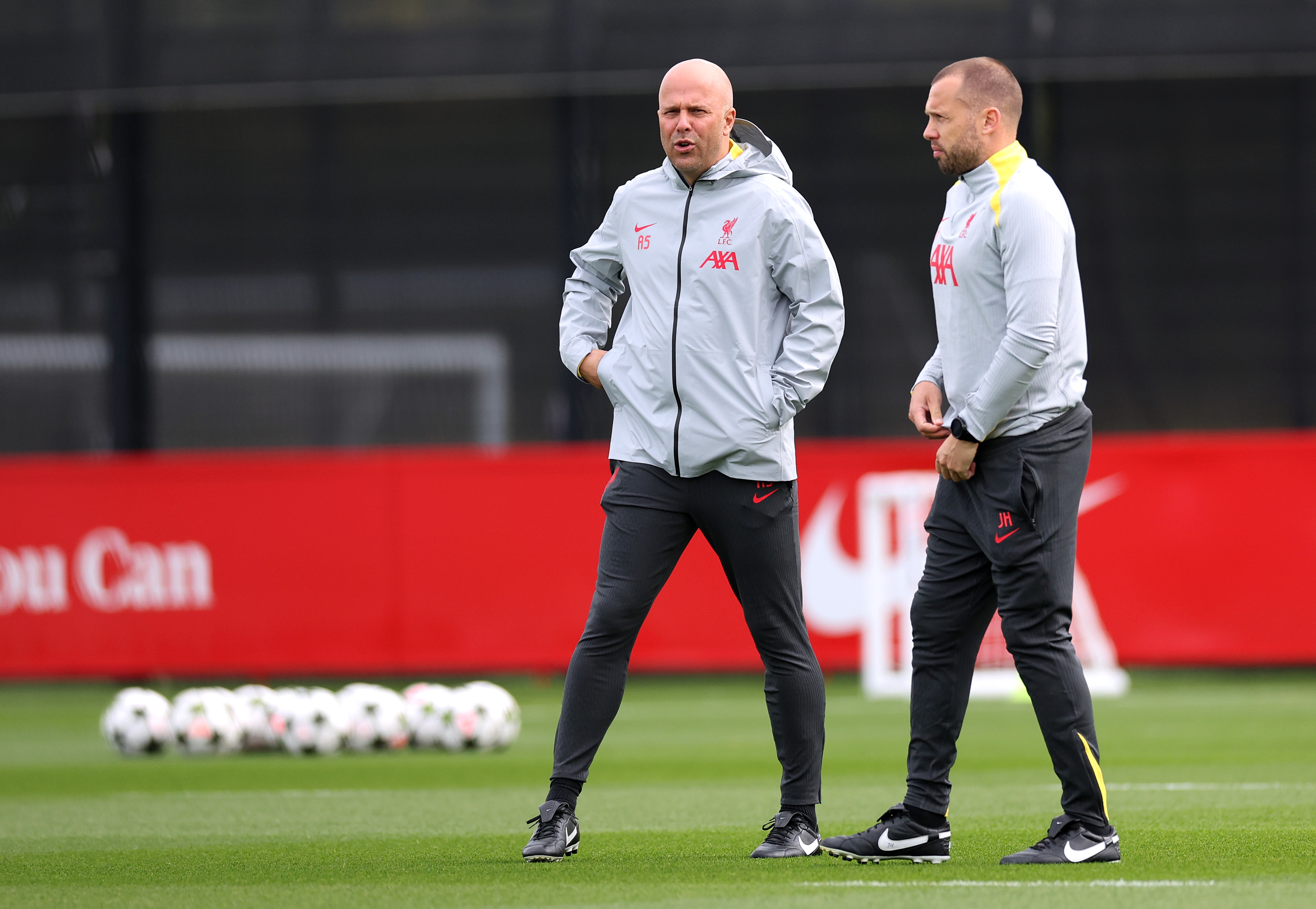 Arne Slot et John Heitinga