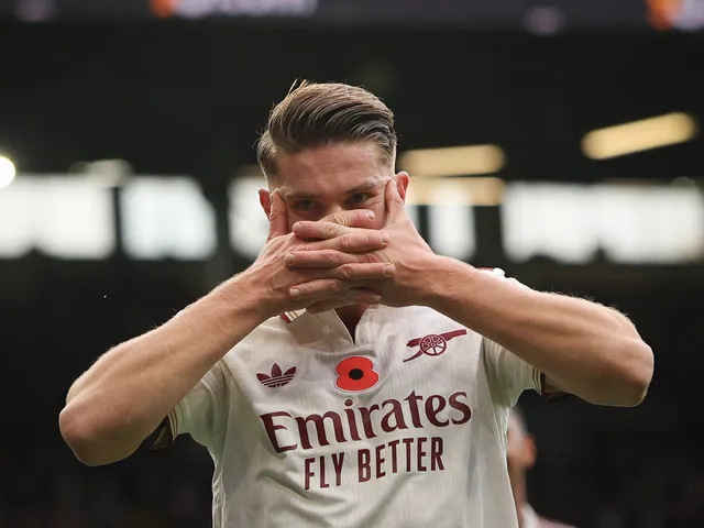Viktor Gyokeres d'Arsenal photographié le 1er novembre 2025