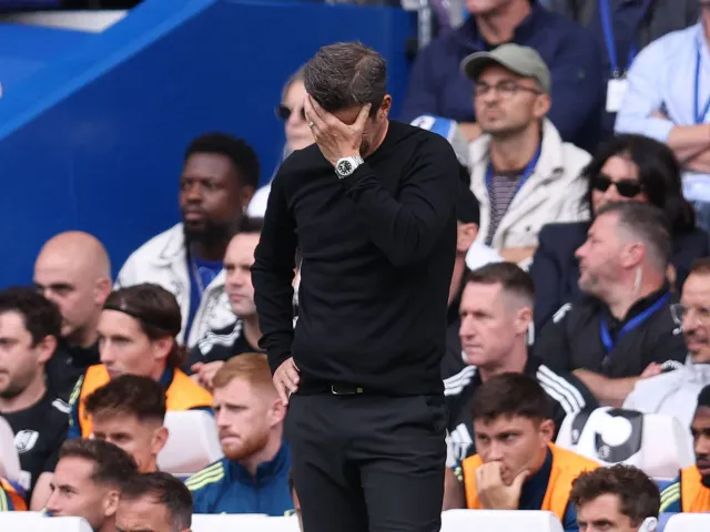 Le manager de Fulham, Marco Silva, réagit le 30 août 2025