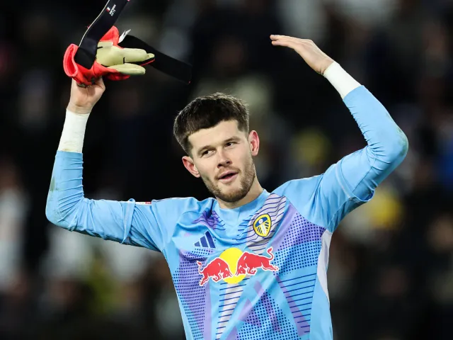 Le gardien de Leeds United Illan Meslier le 10 décembre 2024