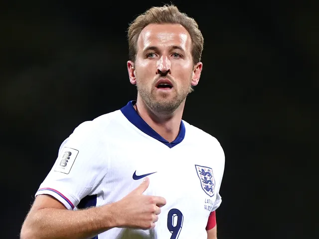 Harry Kane, de l'Angleterre, photographié le 14 octobre 2025