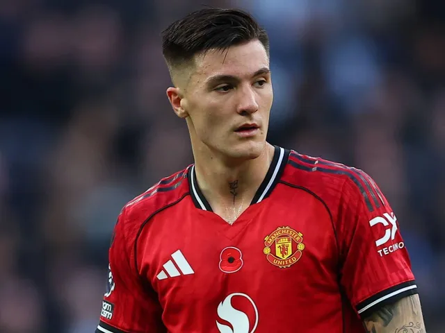 Benjamin Sesko de Manchester United lors du match de son équipe contre Tottenham Hotspur, le 8 novembre 2025