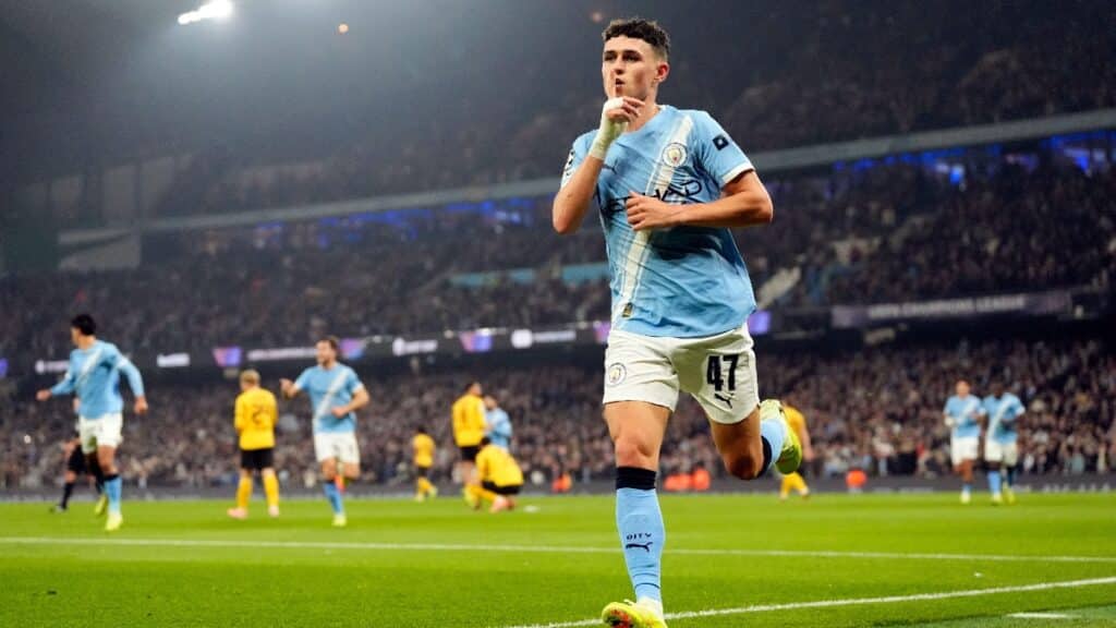 Phil Foden, milieu de terrain de Manchester City et de l'Angleterre