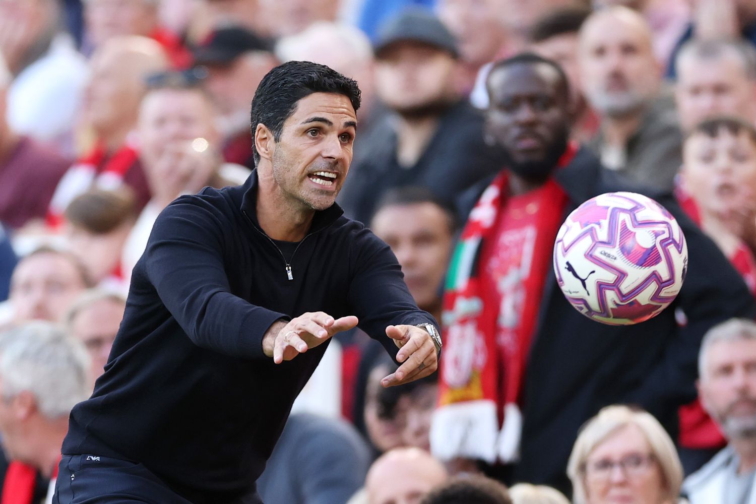 Mikel Arteta entraîne Arsenal à Anfield