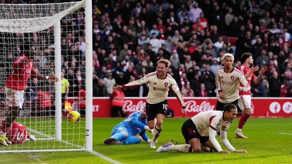 Alexis Mac Allister marque le vainqueur de Liverpool à Nottingham Forest