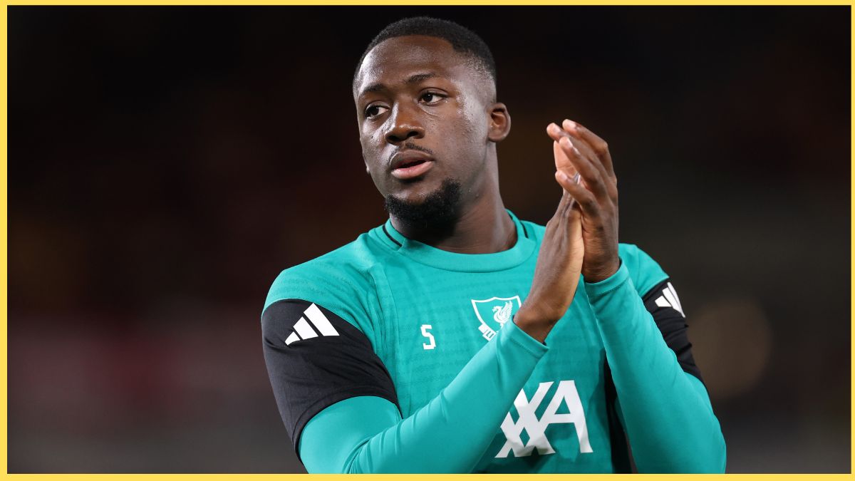 Ibou Konate applauds Liverpool fans