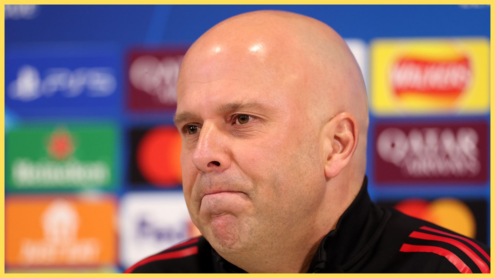 Arne Slot reste bouche bée lors de la conférence de presse de Liverpool.