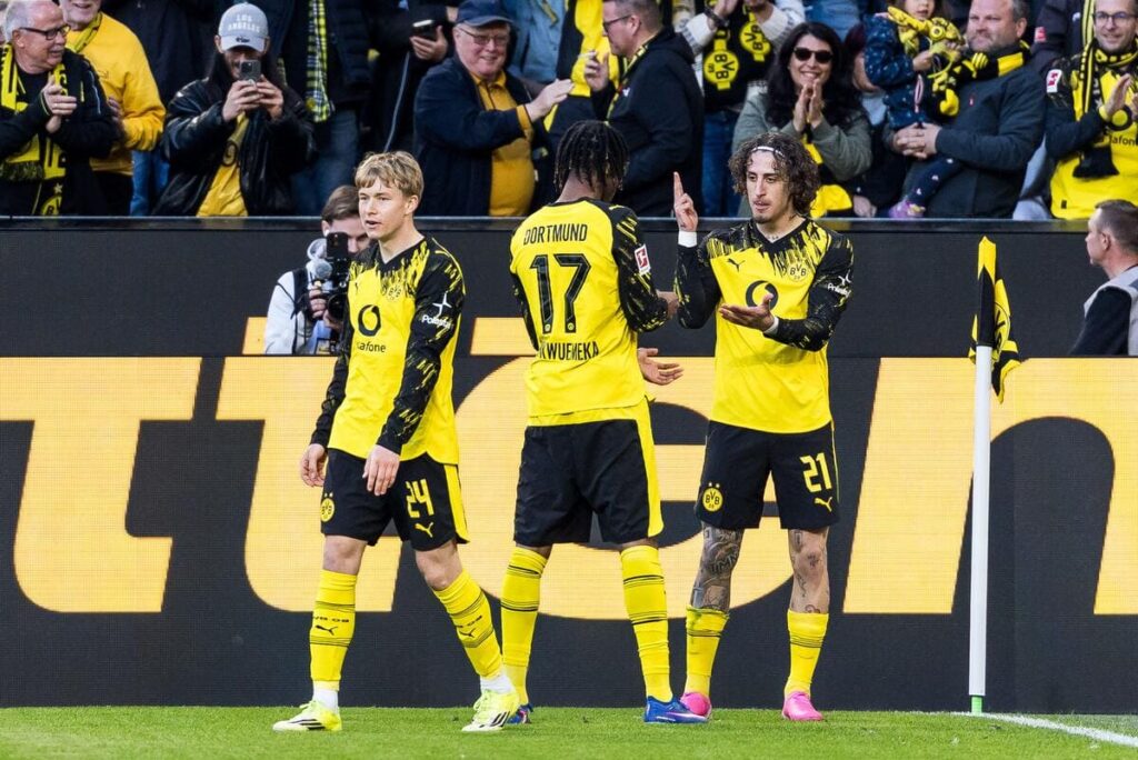 Le Borussia Dortmund fait la fête