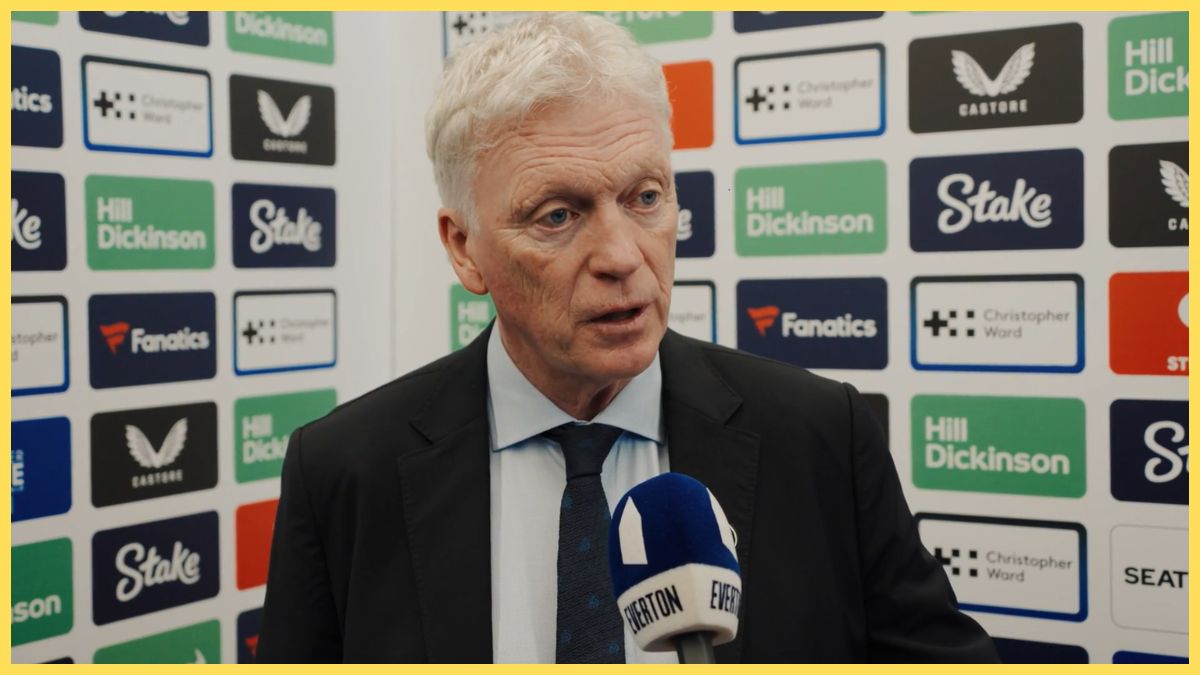 David Moyes speaks after watching Everton lose to Liverpool