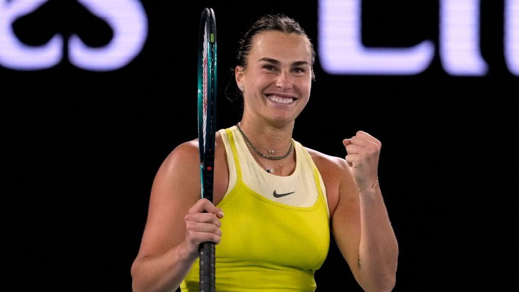 La joueuse de tennis Aryna Sabalenka