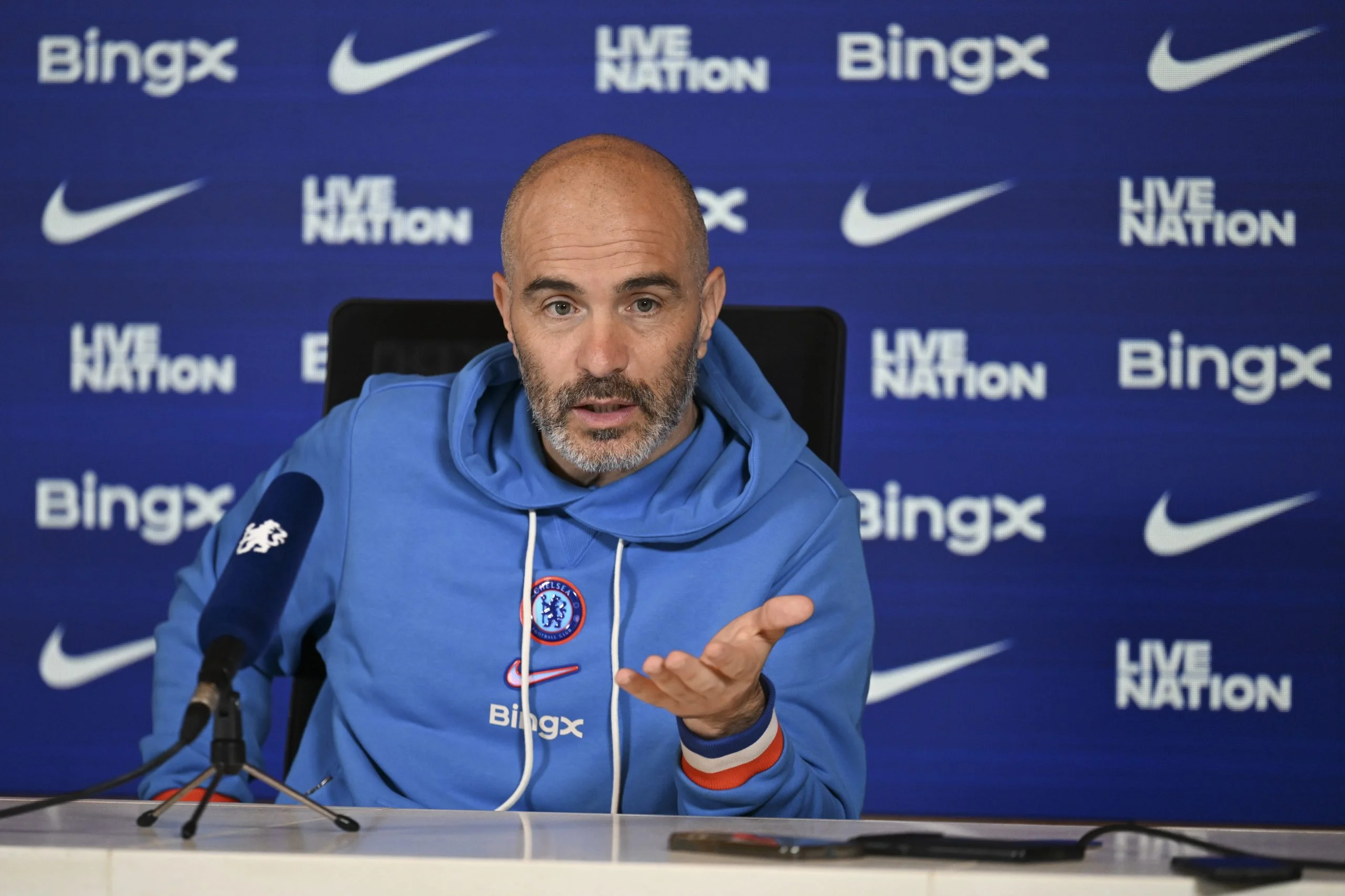 Enzo Maresca Chelsea Training Session And Press Conference
