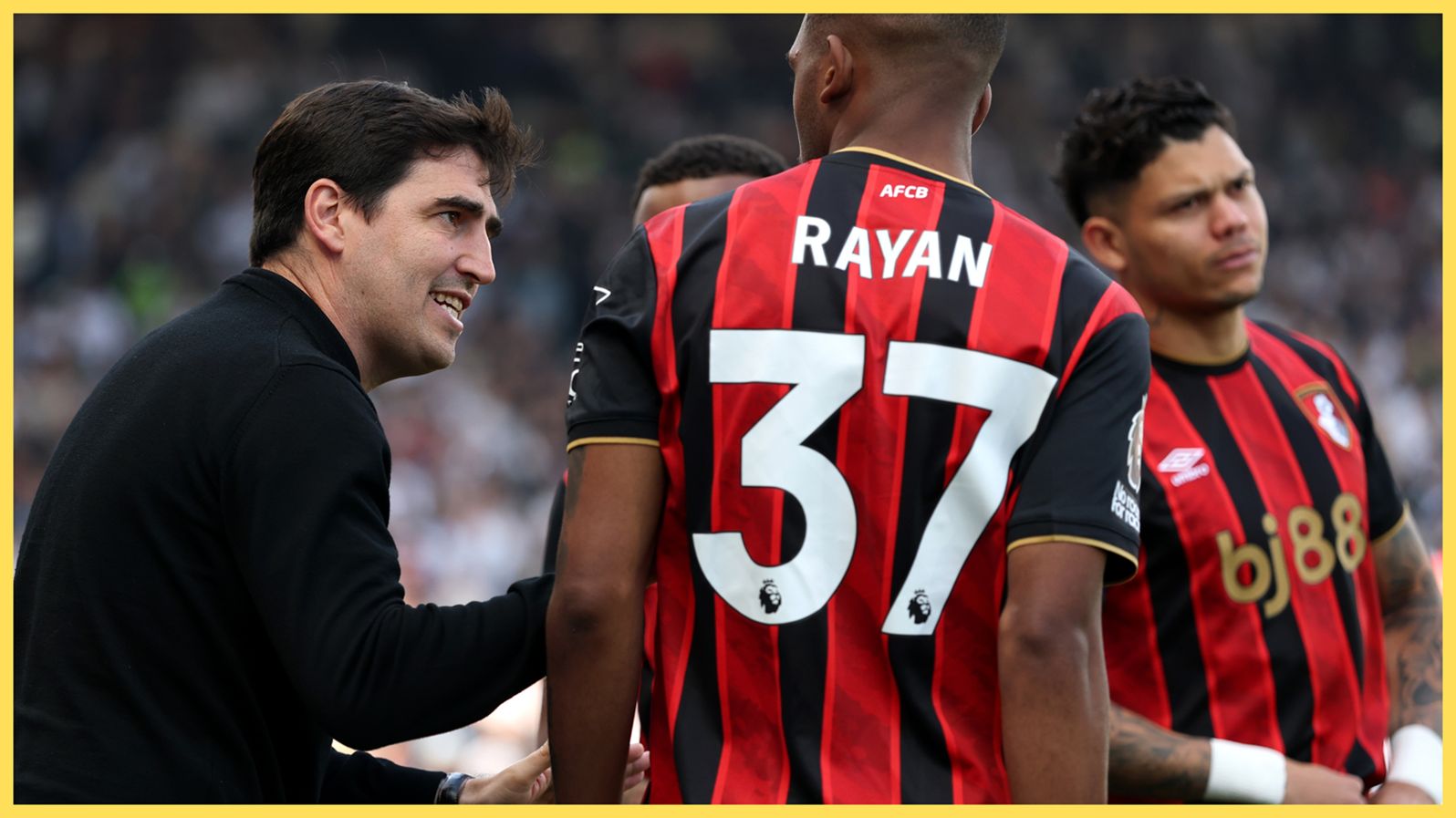 Le manager de Liverpool, Andoni Iraola, s'adresse à la star de Bournemouth, Rayan.