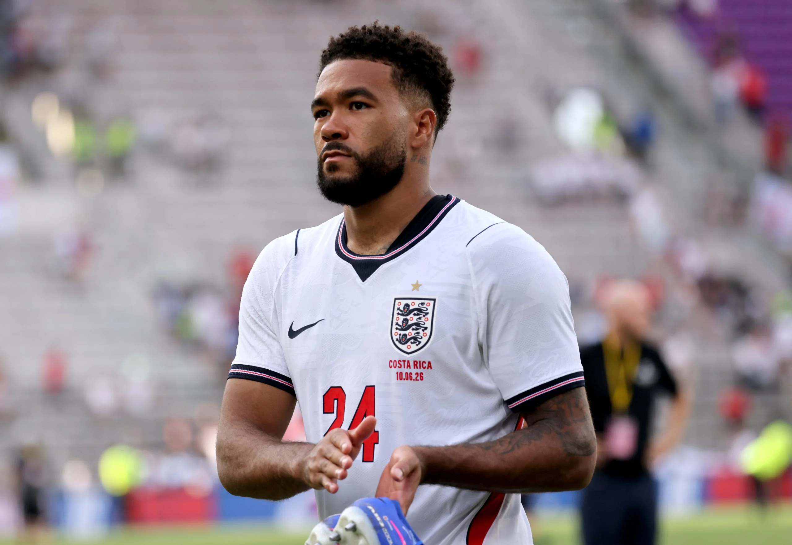 Reece James playing for England.