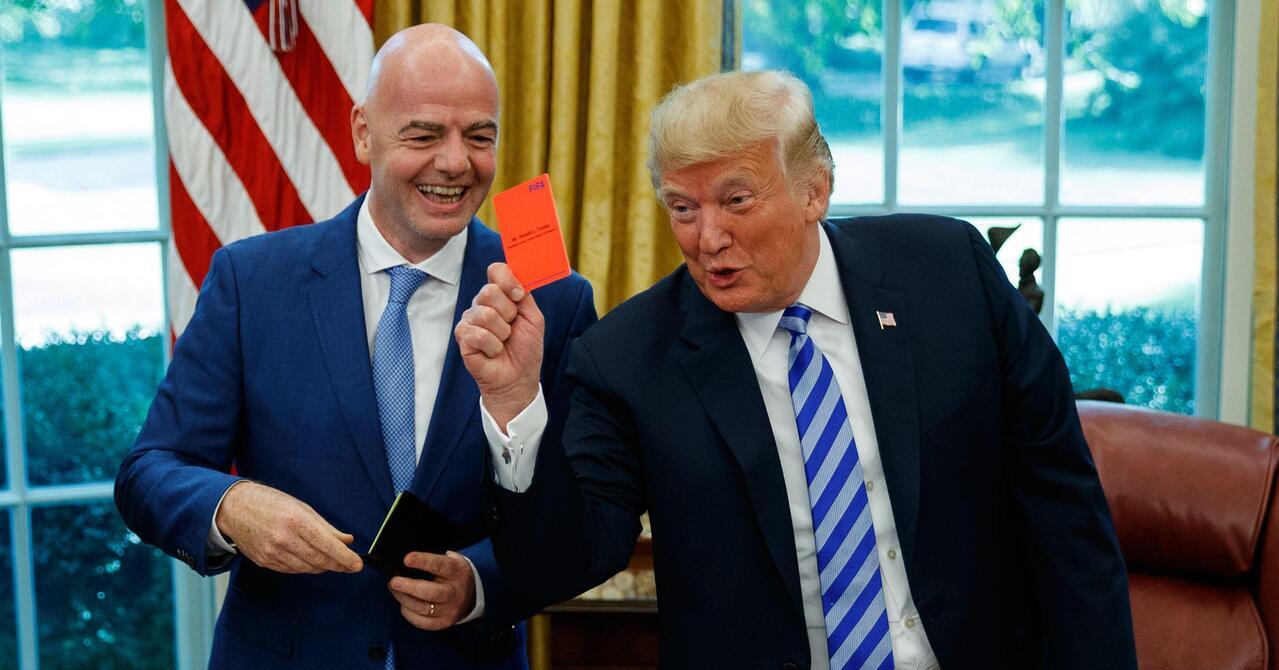 Donald Trump confirme avoir parlé au chef de la FIFA, Gianni Infantino, pour obtenir la suspension de la suspension de l'attaquant américain Balogun