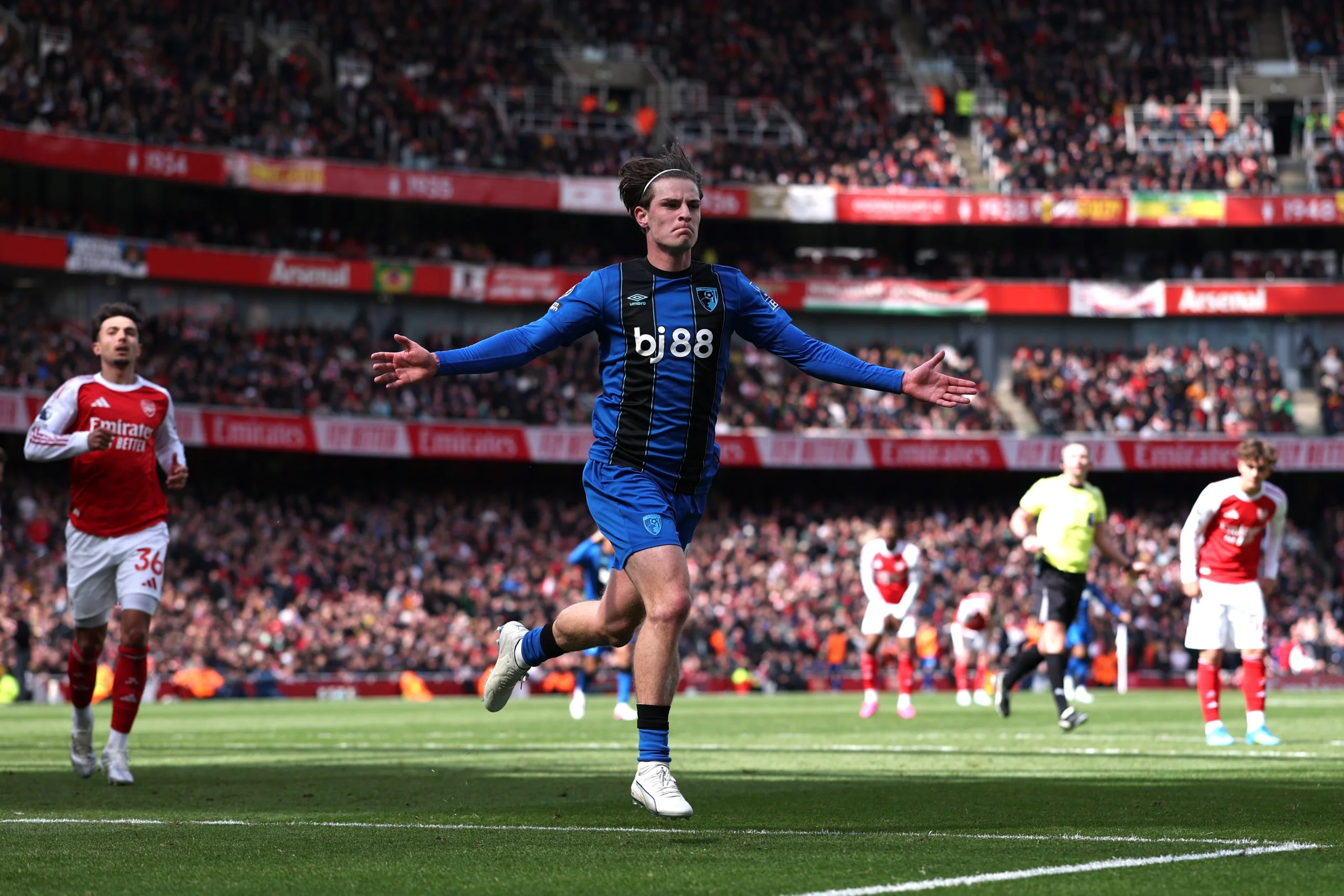 Alex Scott of AFC Bournemouth celebrates