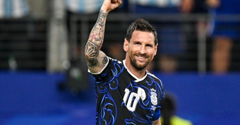 Lionel Messi d'Argentine