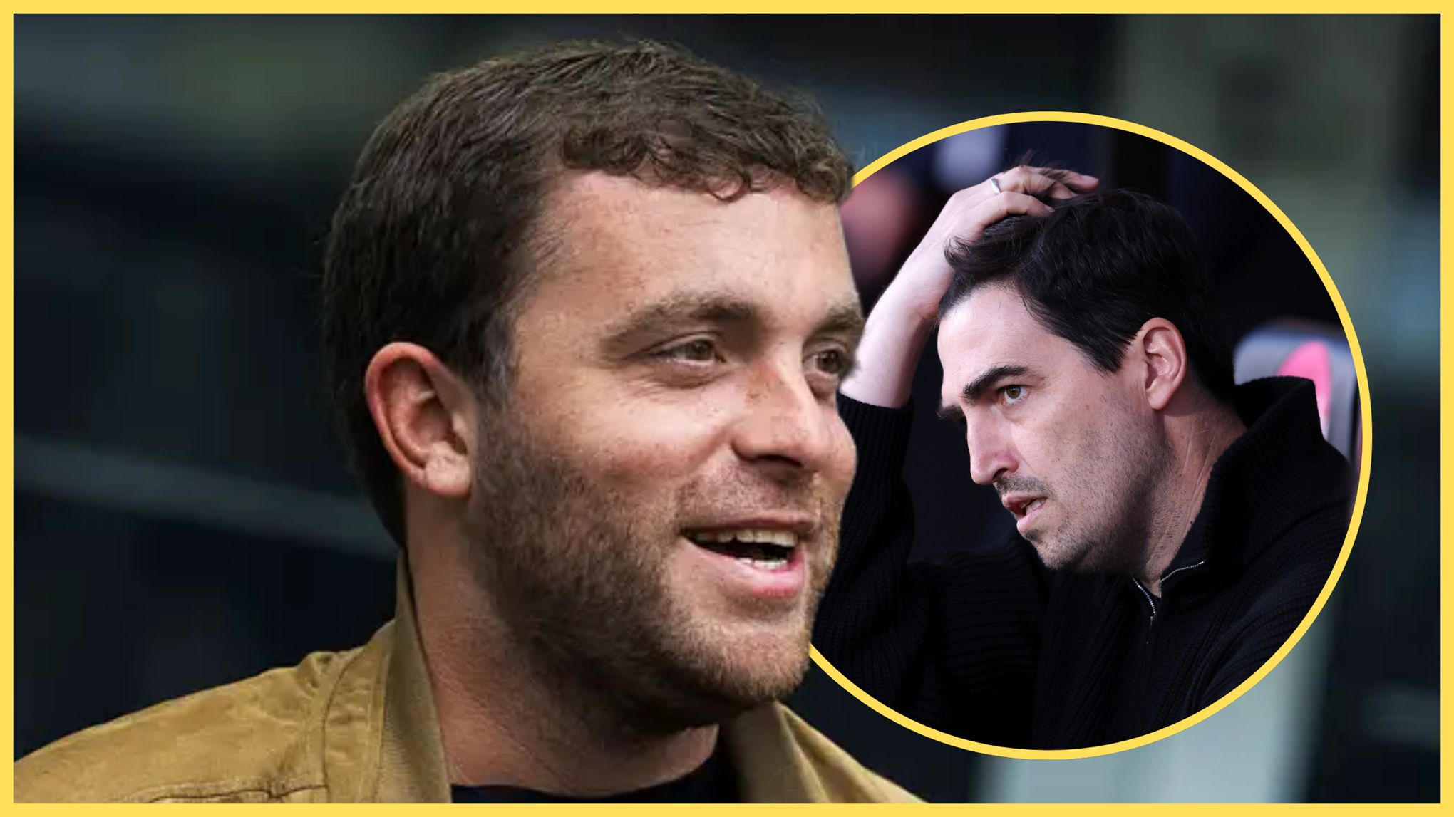 L'expert en actualités sur les transferts Fabrizio Romano sourit au manager stressé de Liverpool, Andoni Iraola.