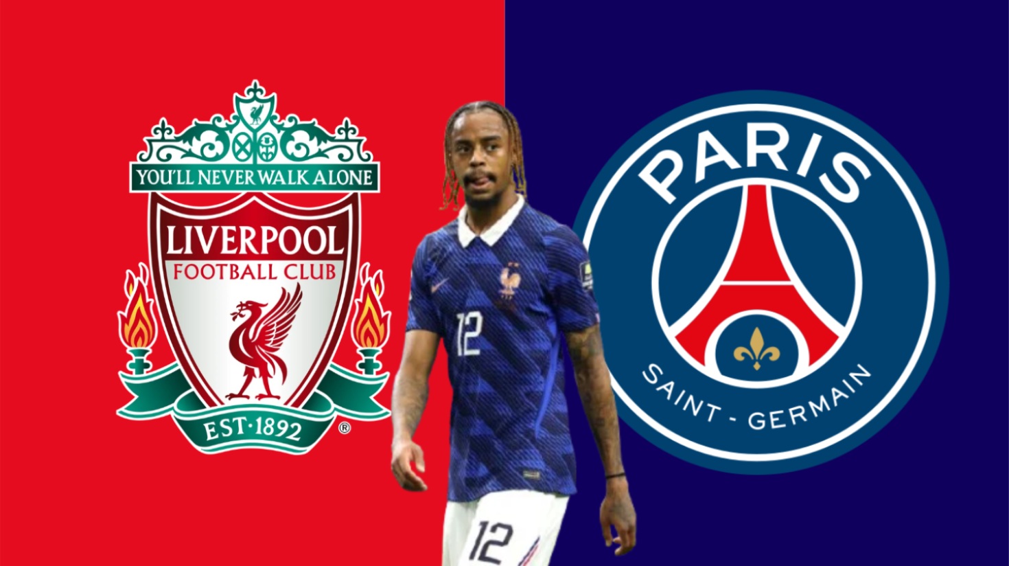 L'ailier du PSG Bradley Barcola continue d'être fortement lié à un transfert à Liverpool